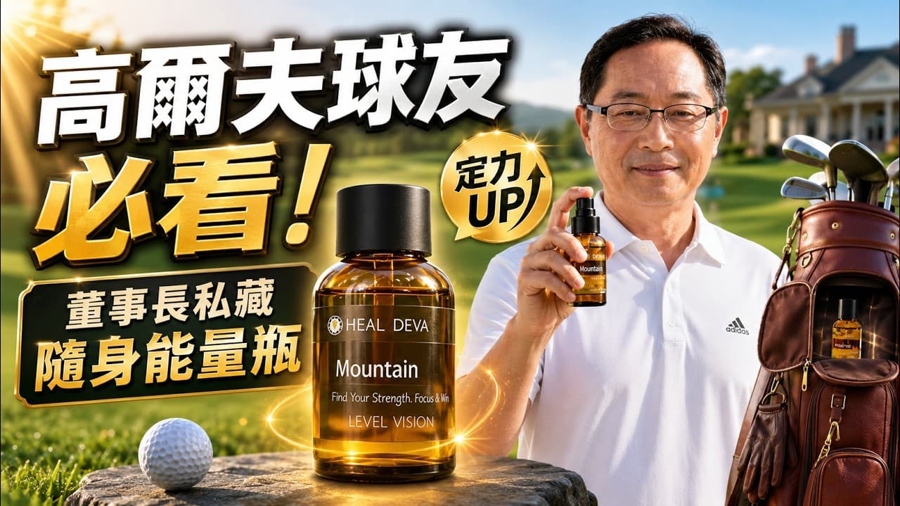 高爾夫球友必看!董事長私藏的赫蒂法隨身能量瓶,一秒提升定力與體面!#赫蒂法丨#PC